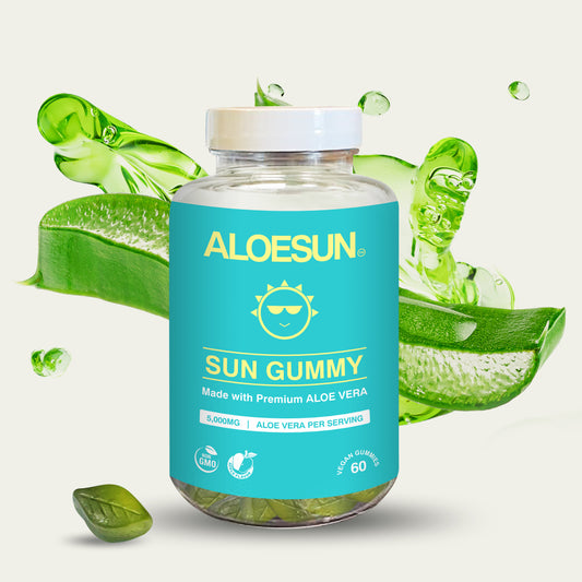 ALOESUN Aloe Vera SUN GUMMY (2-Month Supply)