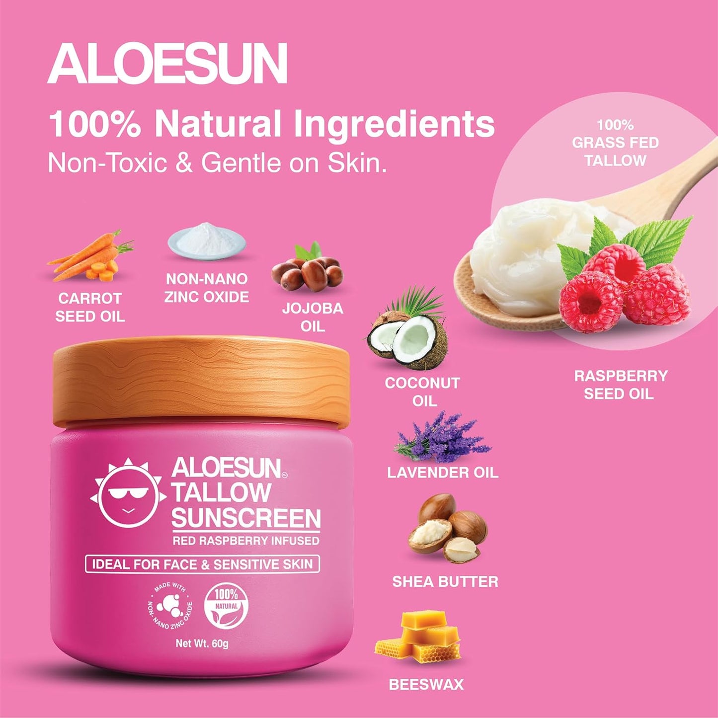 ALOESUN Natural Tallow Sunscreen 30 SPF