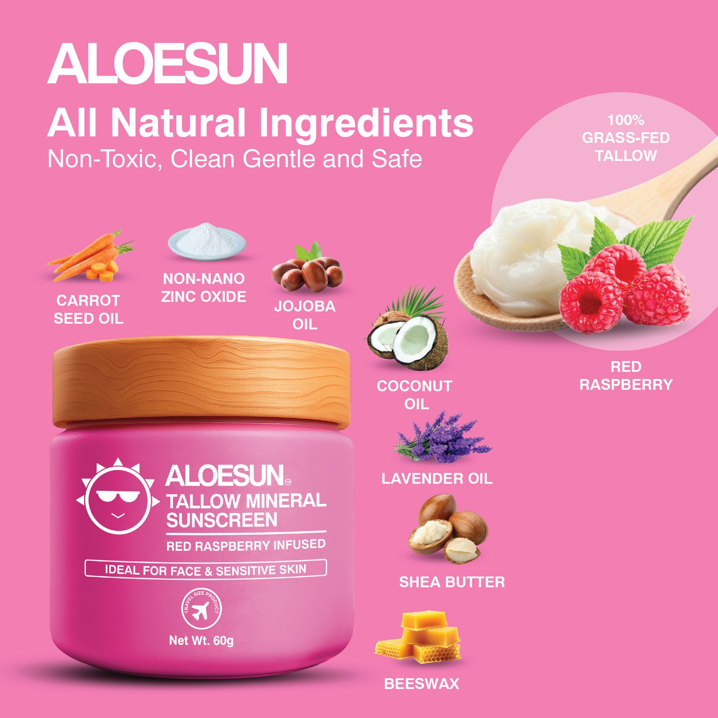 ALOESUN Natural Tallow Sunscreen 30 SPF