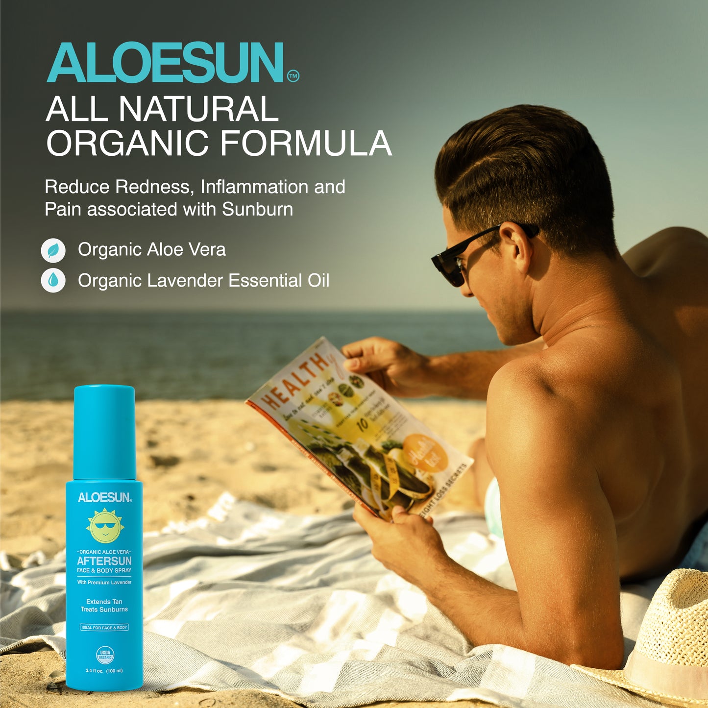 ALOESUN Organic AFTERSUN Spray