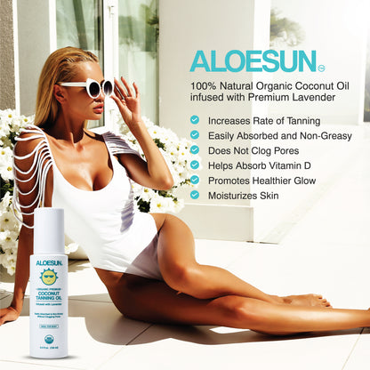 ALOESUN Organic Tanning Oil