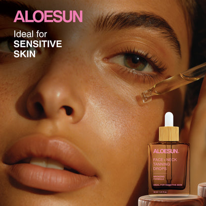 ALOESUN Self Tanning Drops for Face & Body
