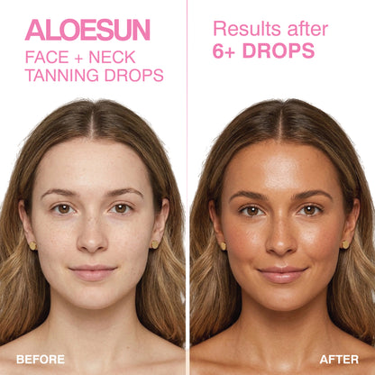 ALOESUN Self Tanning Drops for Face & Body