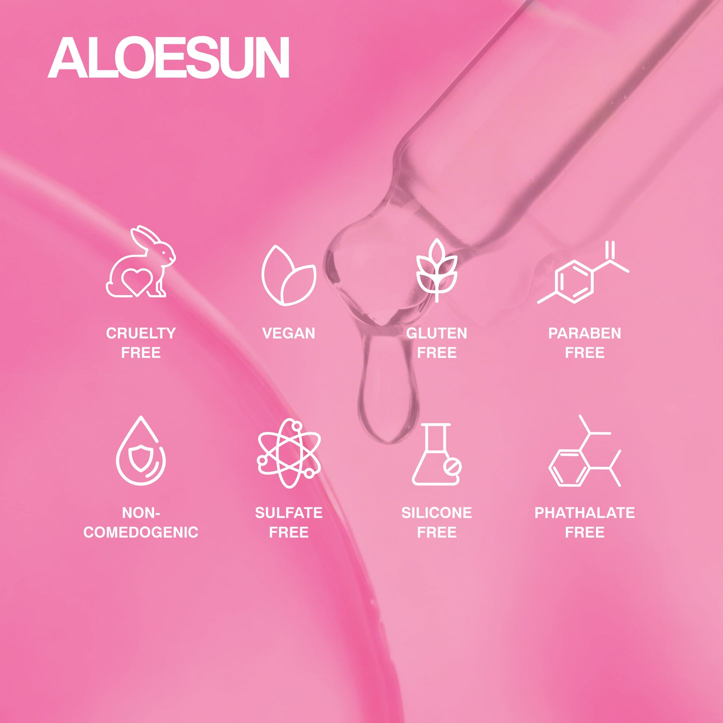 ALOESUN Self Tanning Drops for Face & Body