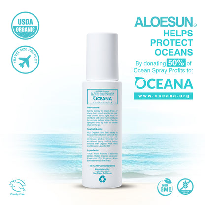 ALOESUN  Organic Sea Salt Hair Spray