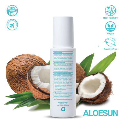 ALOESUN Organic Tanning Oil