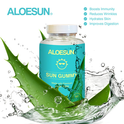 ALOESUN Aloe Vera SUN GUMMY (2-Month Supply)