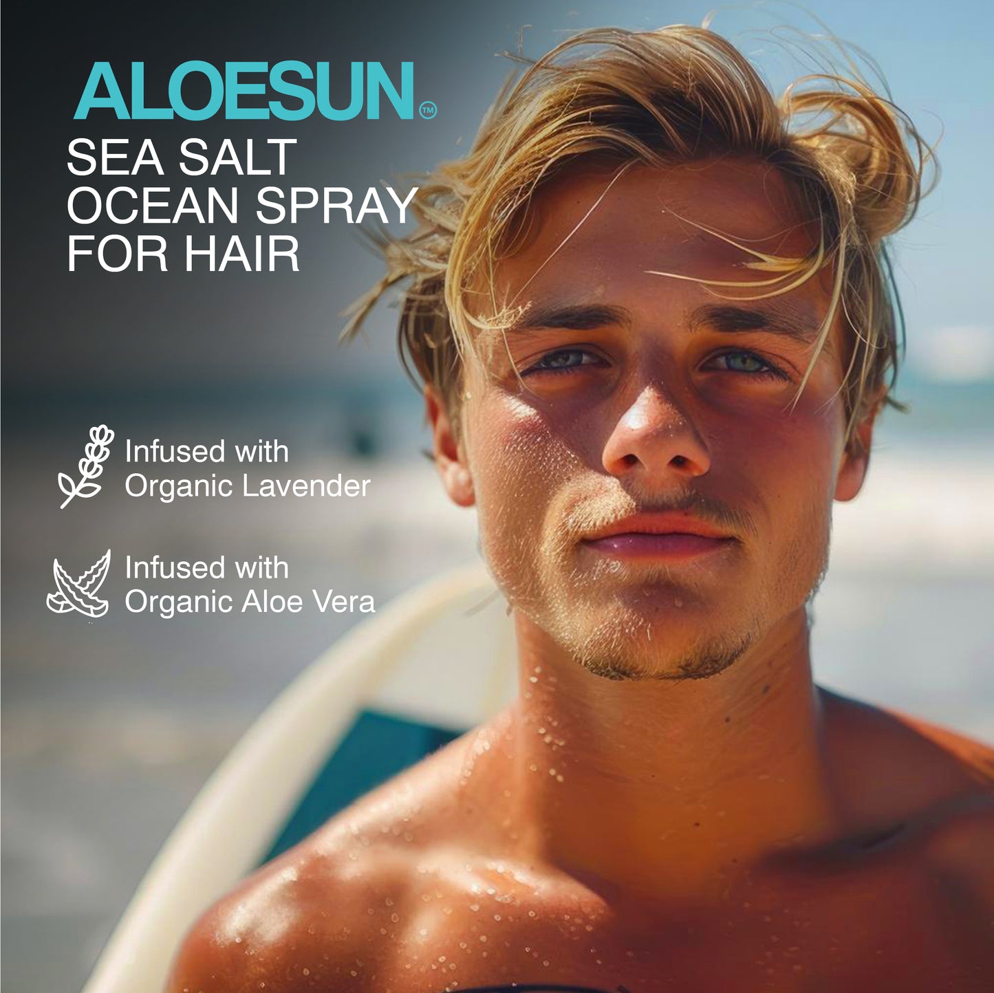 ALOESUN  Organic Sea Salt Hair Spray