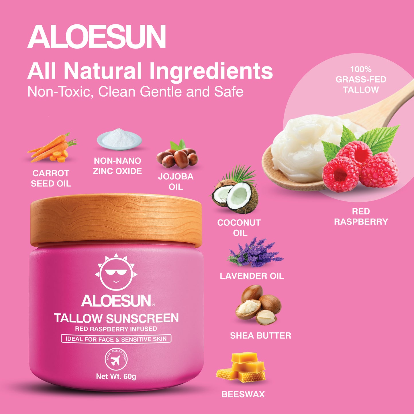 ALOESUN Natural Tallow Sunscreen 30 SPF