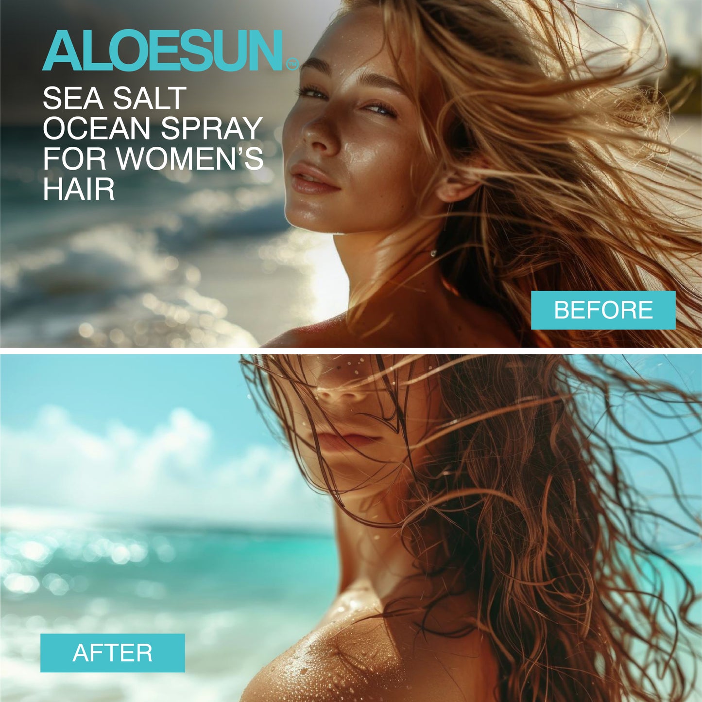 ALOESUN  Organic Sea Salt Hair Spray