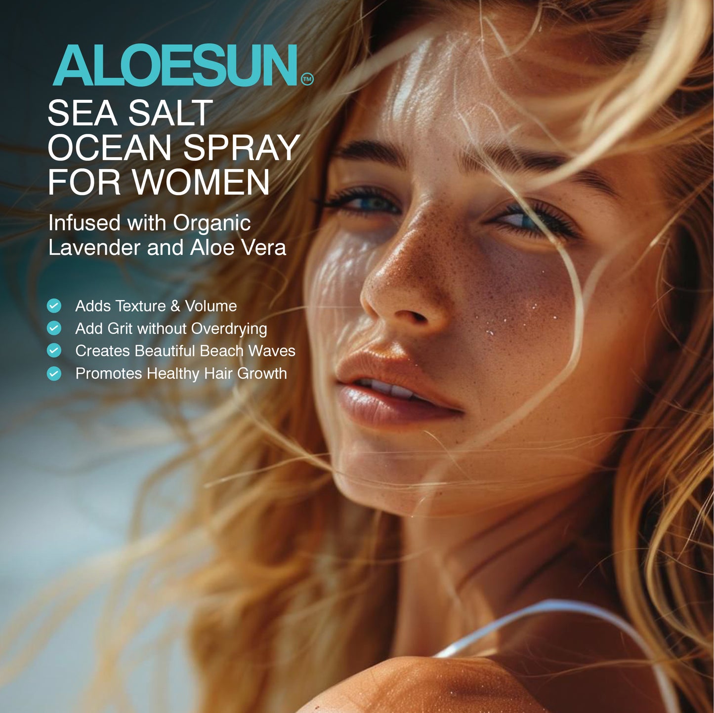 ALOESUN  Organic Sea Salt Hair Spray