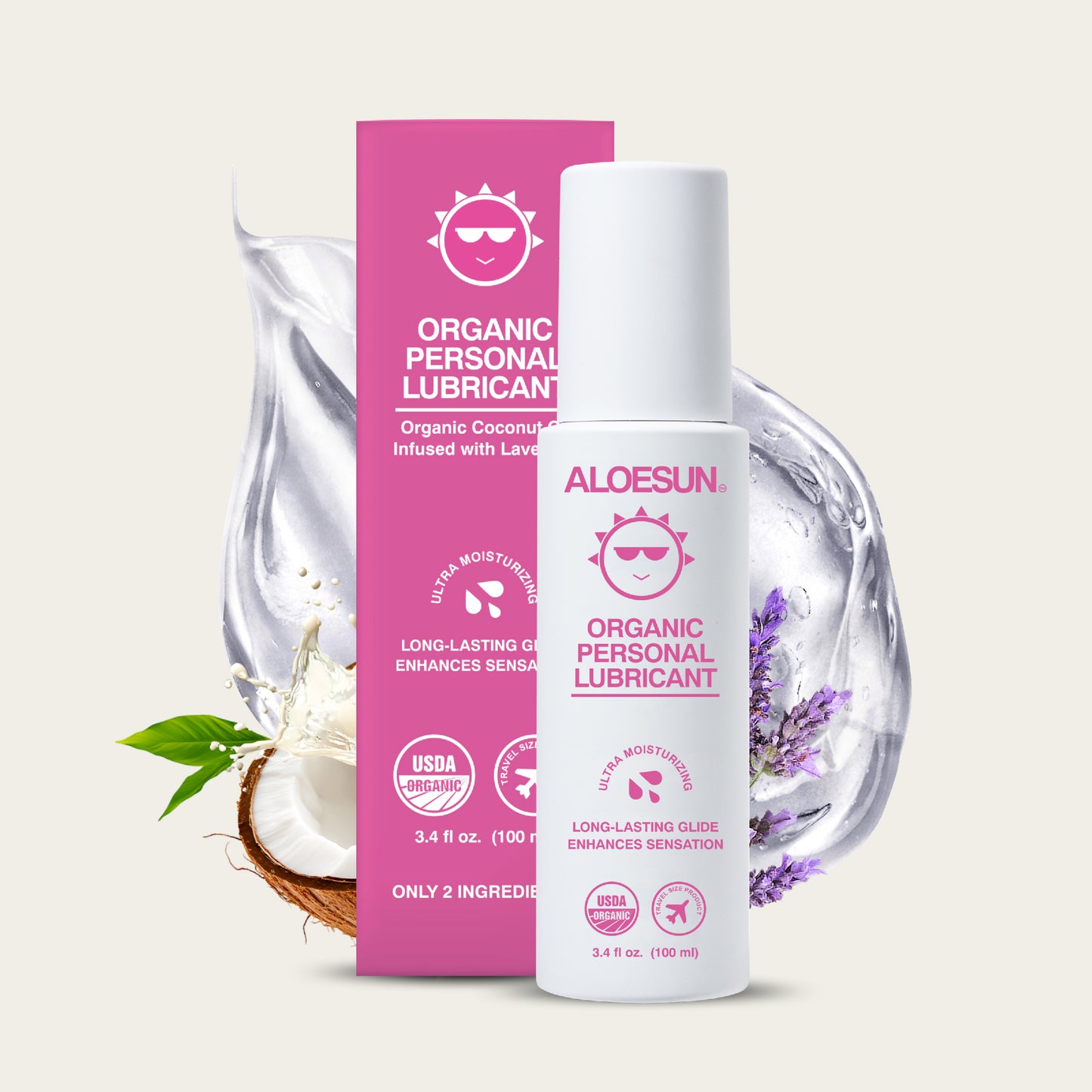 ALOESUN Organic Personal Lubricant