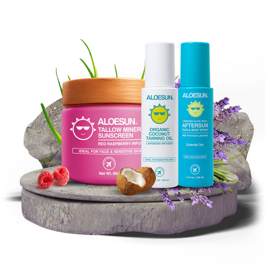 ALOESUN Organic Tanning Bundle
