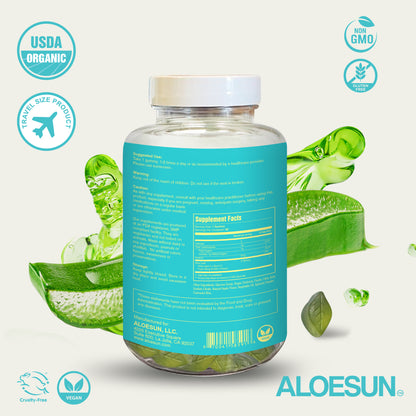 ALOESUN Aloe Vera SUN GUMMY (2-Month Supply)