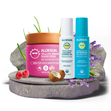 ALOESUN Organic Tanning Bundle